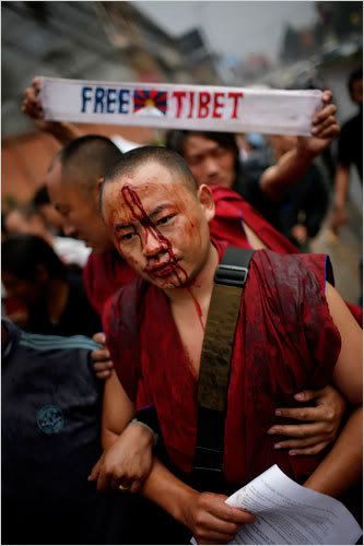 Free Tibet- bloody