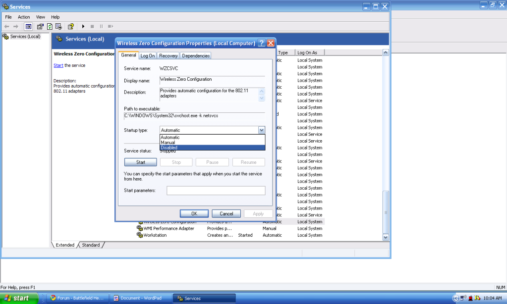 Download free software Wireless Zero Configuration Service In Vista