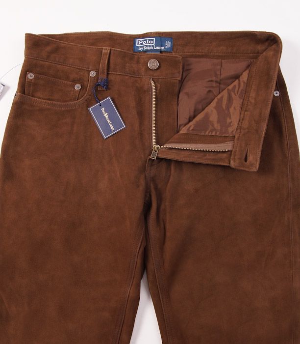 ralph lauren suede pants