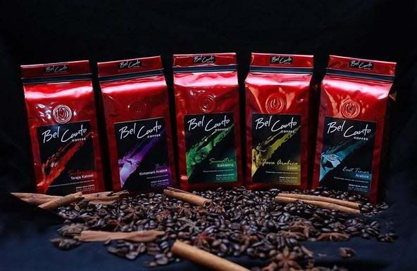 Our Belcanto Coffee Single Origin Line