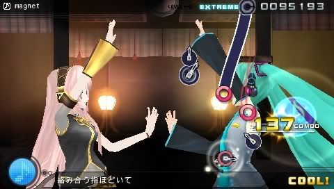 《Hatsune Miku Project Diva 2nd》gameplay