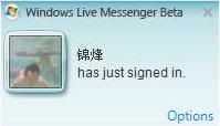 新版MSN消息截面