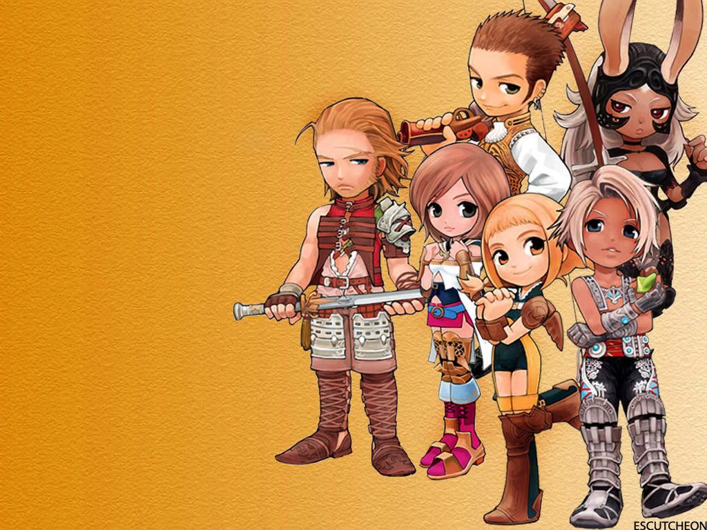 ChibisFFXII.jpg Chibi Vaan Penelo Ashe Basch Fran Balthier image by KahthrGirl20