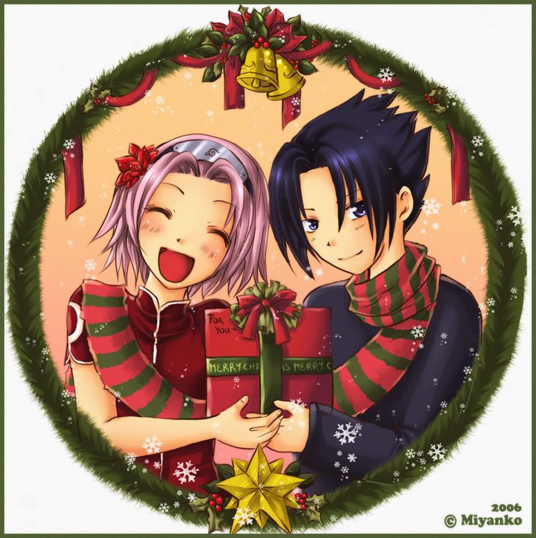 Merry_Christmas_SasuSaku.jpg Sakura and Sasuke image by KahthrGirl20