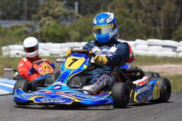 Paul Rodgers is showing good pace in Rotax Heavy. Pic: Cooper's Photography