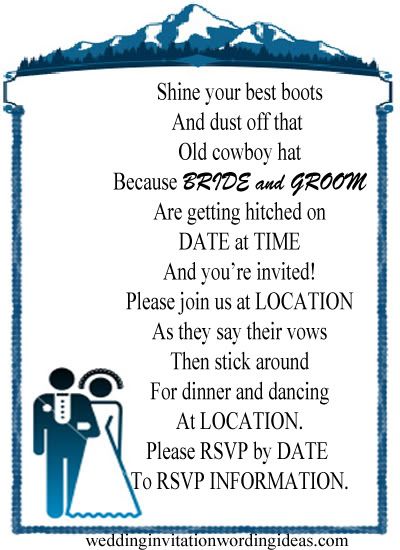 Cowboy Wedding Invitations on The Cowboy Culture Used For Wedding Invitations Is Quite Old But