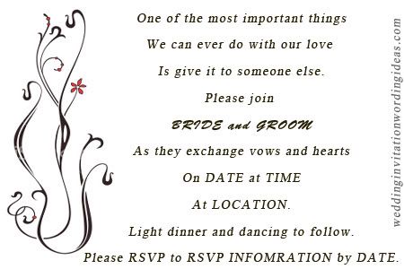wedding invitation wordings