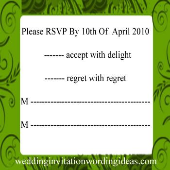 Rsvp wedding wedding response cards wedding response card save the date