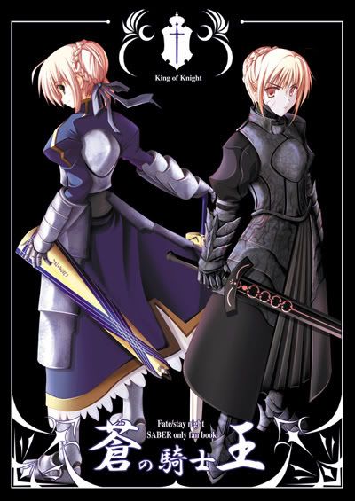 Dark Saber &amp; Saber Pictures, Images and Photos