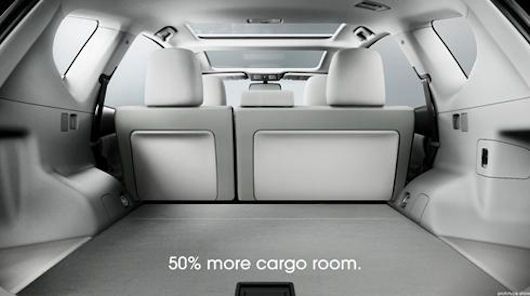 2010 Toyota prius cargo room