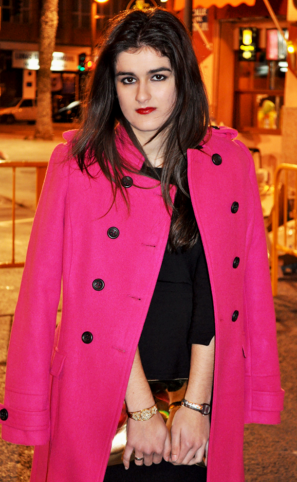 somethingfashion blogger pink coat winter whattowear valenciabloggers, influencers spain italia trendy classy style, streetstyle valencia