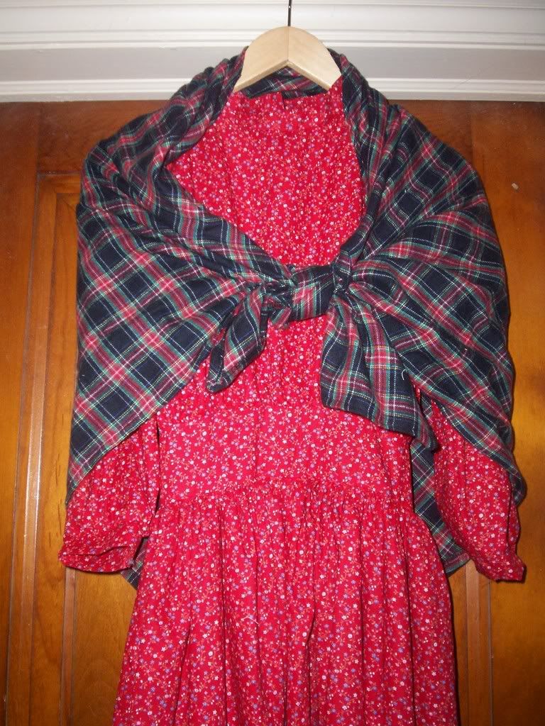 Kirsten's school dress w/shawl