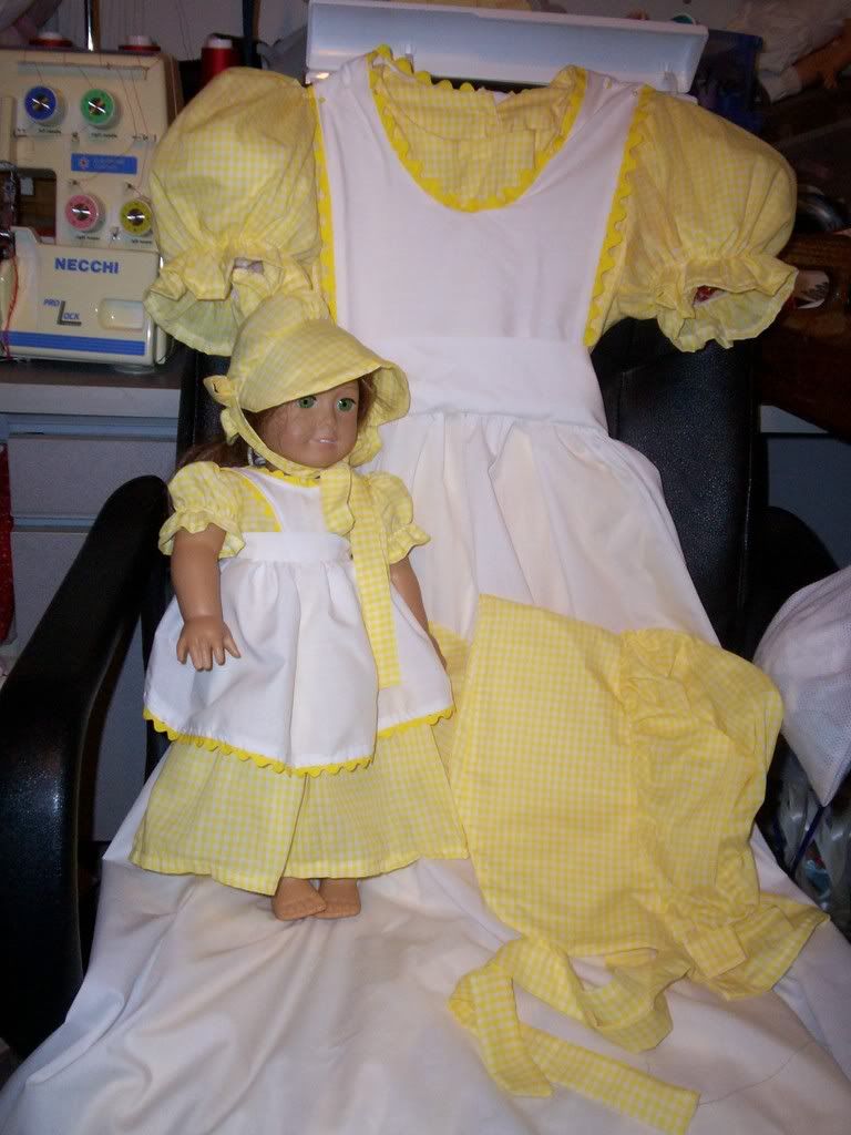 Kirsten's BD dress in Yellow