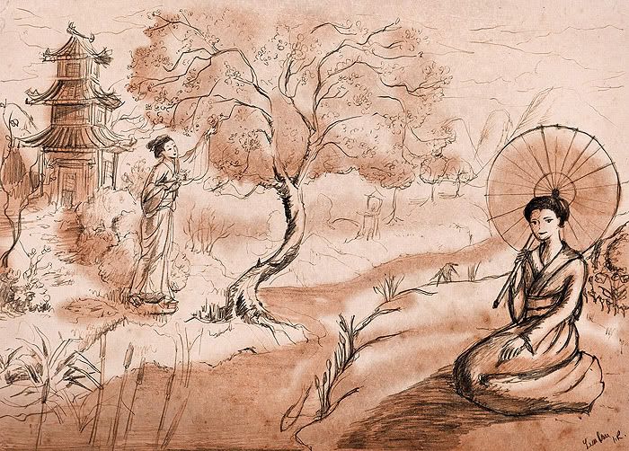 Lotustümpel WIP - Paperburgeons and Crayonflowers - myblog.de