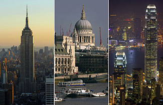 New York.London.Hong-Kong