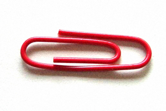 One Red Paper Clip