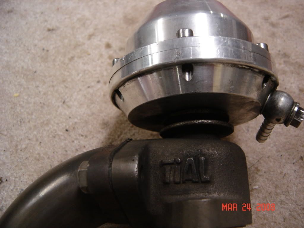 Tial 38mm External Wastegate w/ screamer pipe 180