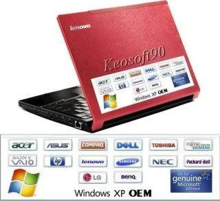 Windows XP SP3 14 Laptop OEM in 1 SATA CD
