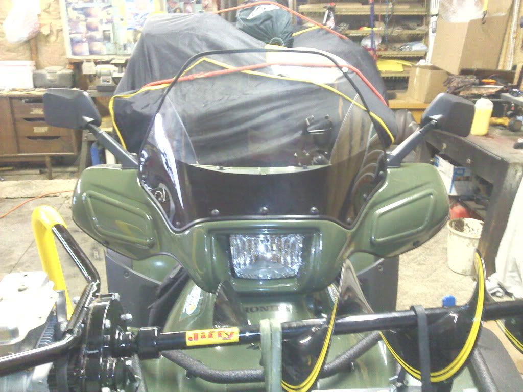 Honda rancher windshield