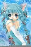 MangaCatGirlturquise.jpg blue anime cat girl image by hikitty1