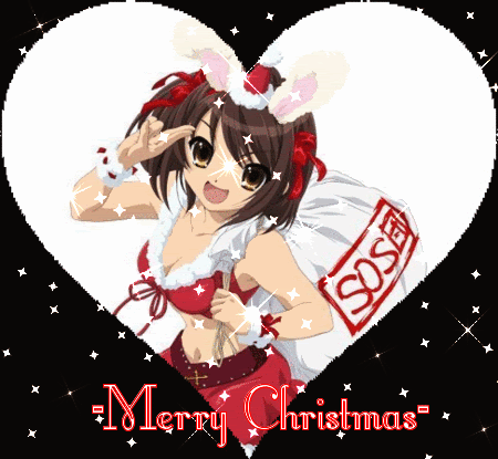 Merry Christmas Anime Style Pictures, Images and Photos