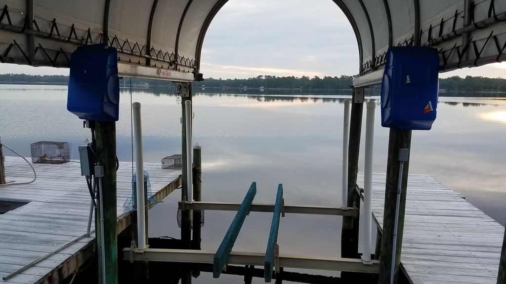 DIY Boat Lift & Cover, plus two Jet Ski lifts Pensacola Fishing Forum