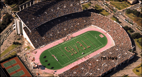 texas stadium university memorial upper deck dkr 1969 west side