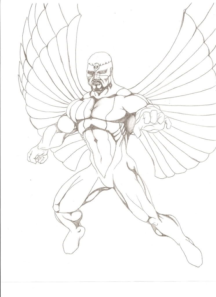 falcon avengers coloring pages - photo #29