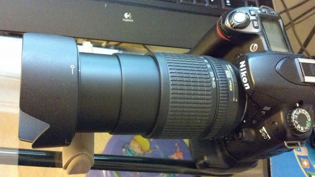 Nikon Nikkor AFS DX 18135mm 3.55.6G Lens with Nikon Hood