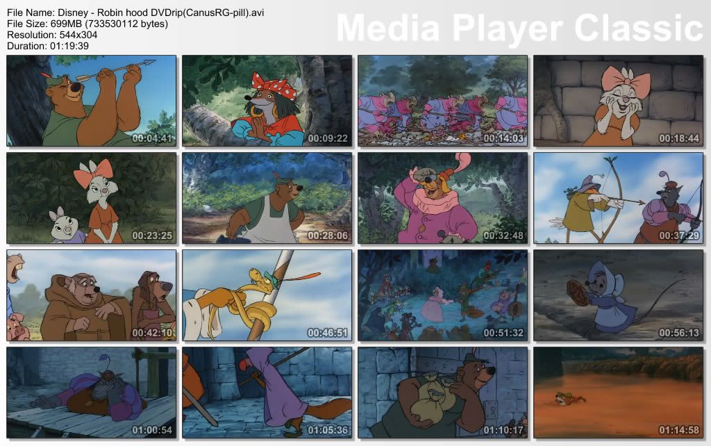 Disney Robin Hood DVDrip (CanusRG pill) preview 1