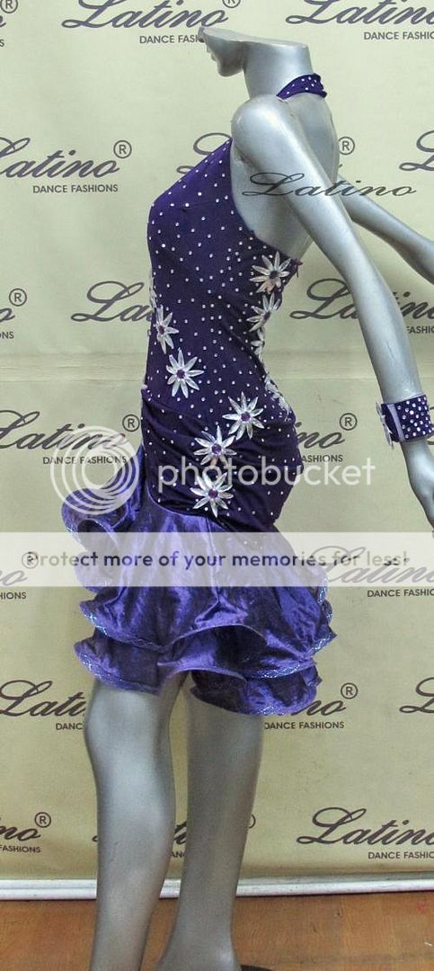 LATIN SALSA(BALLROOM) COMPETITION DRESS SIZE M (LT474B)  