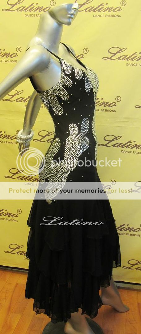 LATIN SALSA(BALLROOM) COMPETITION DRESS SIZE M (LT489A)  