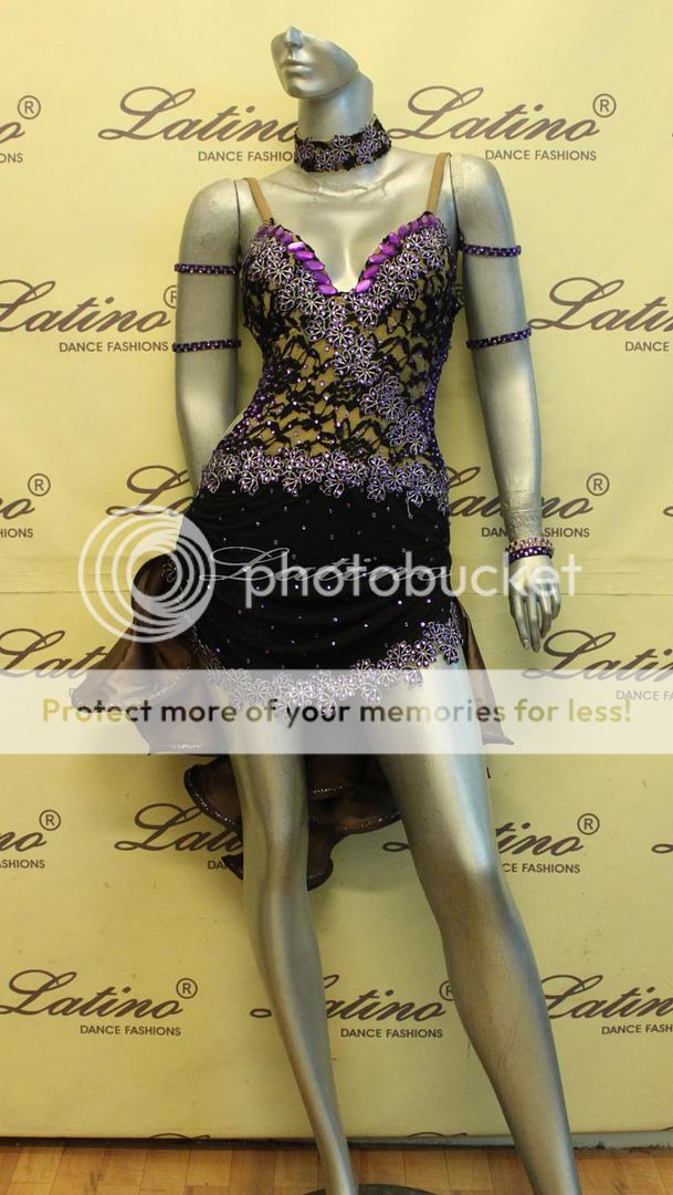 LATIN SALSA (BALLROOM) COMPETITION DRESS SIZE S (LT311C)  