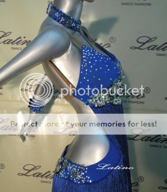 LATIN SALSA(BALLROOM) COMPETITION DRESS SIZE S (LT258)  