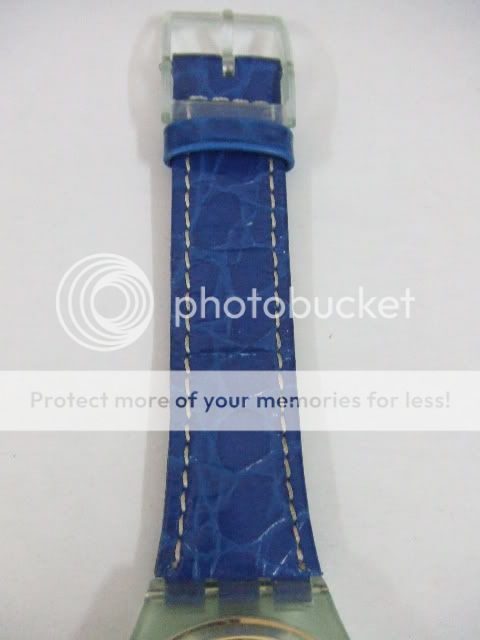 GG125 Swatch   1994 Index 24 Hour Movement Classic Blue  