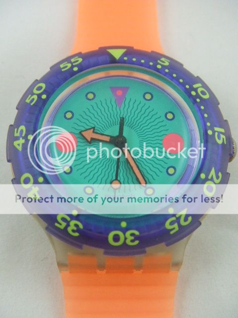 SDK102 New Swatch   91 Scuba Medusa Space Age Artistic  