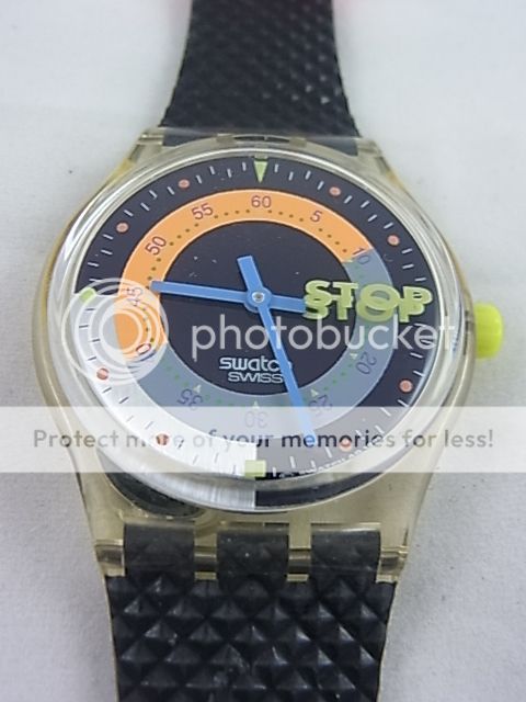 SSK100 Swatch   1992 Stop Watch Coffeebreak Authentic  