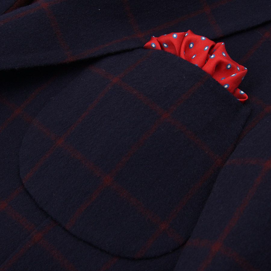 Giacca Belvest Doppiopetto Reversibile | Lana E Cashmere | Taglia 40 Regolare | Nuova Con Etichette - 2