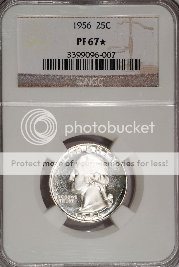 1956 Washington Quarter NGC PF67* STAR ~Blast White Cameo Contrast 