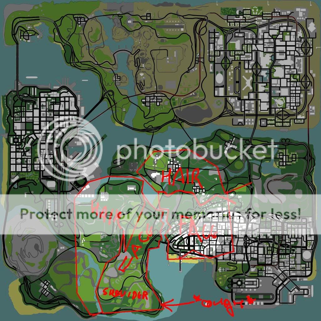 SUBLIMINAL FACES IN THE MAP? - Classic GTA SA - GTAForums