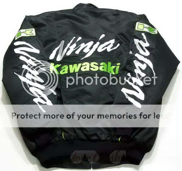 KAWASAKI NINJA TEAM MOTOR SPORT RACING PIT JACKET M 5XL  