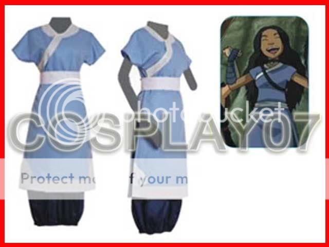 Avatar The Last Airbender Katara cosplay costume  